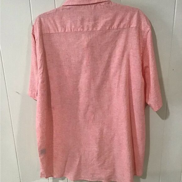 Men’s Shirt, Charleston Threads Mens Shirts, Size Large, Peach Color - Picture 4 of 6